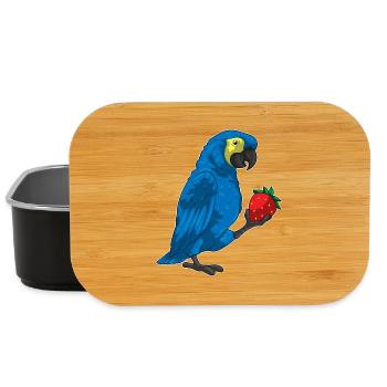 Parrot Strawberry - Lunch Box - black - Front
