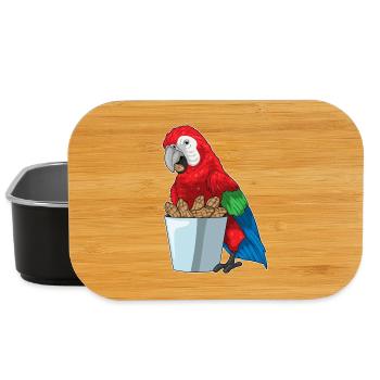 Papagei Erdnuss - Lunch Box - Schwarz - Vorne