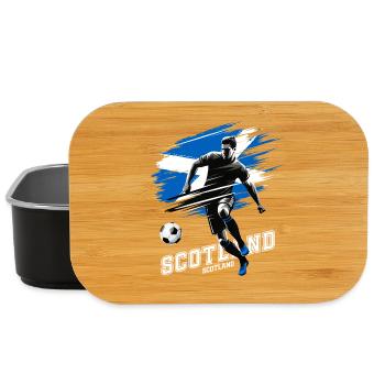 Football Scotland Scotland Flag Flag Player - Lunch Box - black - Front