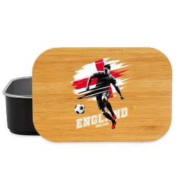 Football England Flag Flag Player Grunge - Lunch Box - black - Front