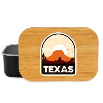 Texas Desert Sunset Crest - Lunch Box - Schwarz - Vorne