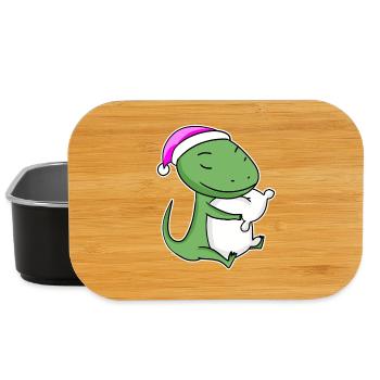 Lizard Tired Sleeping Sleeping Girl - Lunch Box - black - Front