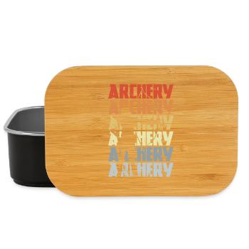 Retro Archer - Lunch Box - black - Front