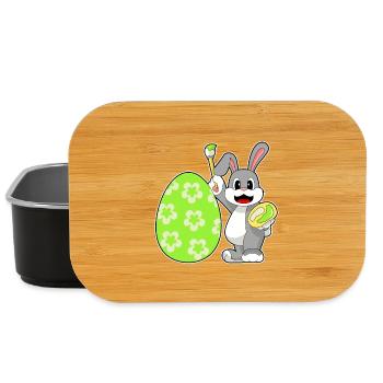 Coloriage de Pâques de Bunny - Boîte à goûter - noir - Devant
