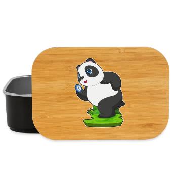 Panda Jogger Jogging Sport - Lunch Box - black - Front