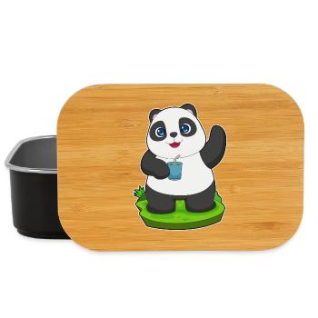 Panda Juice - Lunch Box - black - Front