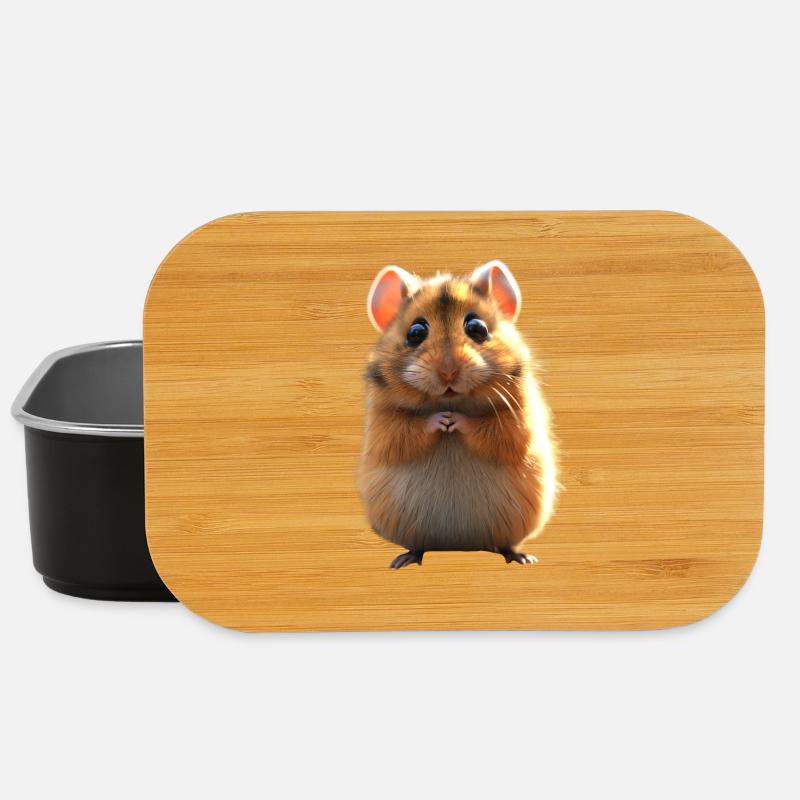 Hamster, Rongeur, Hamster doré, Hamster européen, Hamster - Boîte à goûter - noir