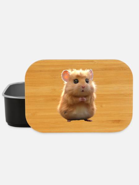 Hamster, Rongeur, Hamster doré, Hamster européen, Hamster - Boîte à goûter - noir