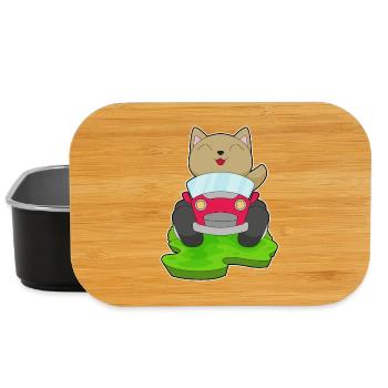 Katze Auto - Lunch Box - Schwarz - Vorne