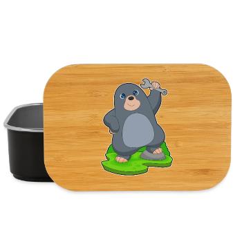 Mole Mechanic Wrench Workshop - Lunch Box - black - Front