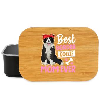 Best Border Collie Mom Ever - Lunch Box - black - Front