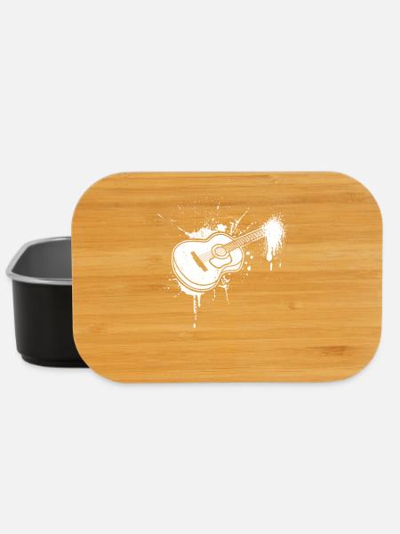 Dessin de guitare - Boîte à goûter - noir