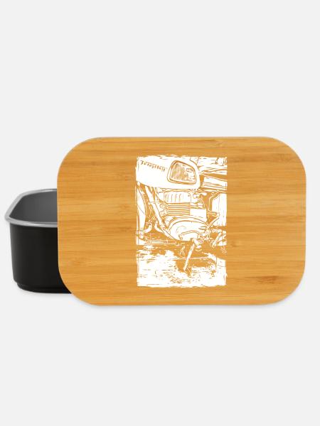 MZ ES 250 Motorblock Abdruck - Lunch Box - Schwarz