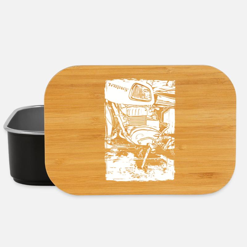 MZ ES 250 Motorblock Abdruck - Lunch Box - Schwarz