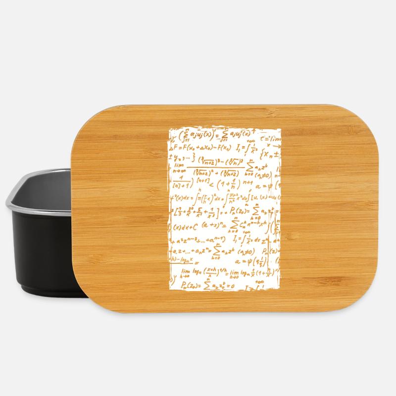 Mathematische Formeln - Lunch Box - Schwarz