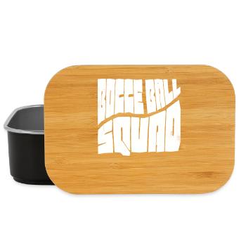 Bocce Ball Squad Outfit mit Jack Bocci Game Bocce - Lunch Box - Schwarz - Vorne