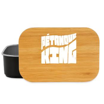 Boules de pétanque King pour la pétanque Boules de pétanque - Boîte à goûter - noir - Devant