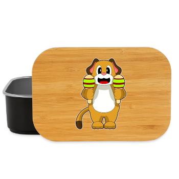 Dog Musician Rattle Music - Lunch Box - black - Front