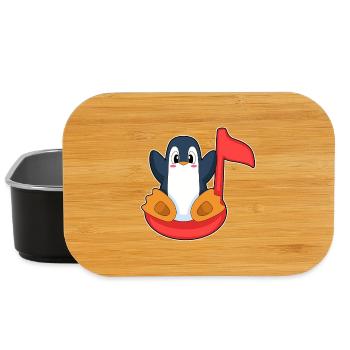 Note musicale du Pingouin - Boîte à goûter - noir - Devant