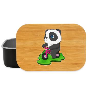 Panda Fahrrad - Lunch Box - Schwarz - Vorne