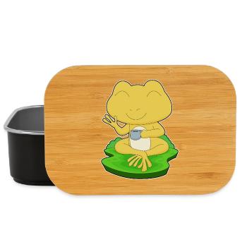 Frosch Tasse Kaffee - Lunch Box - Schwarz - Vorne