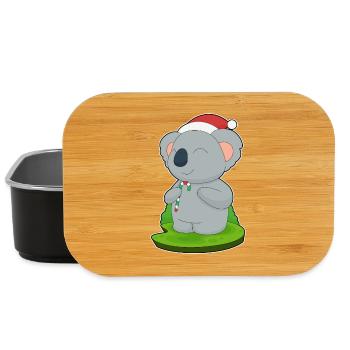 Koala Noël Candy Canne - Boîte à goûter - noir - Devant