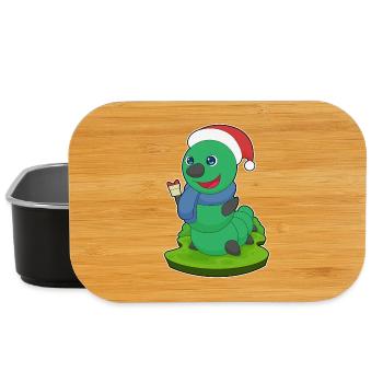 Caterpillar Christmas Package - Lunch Box - black - Front