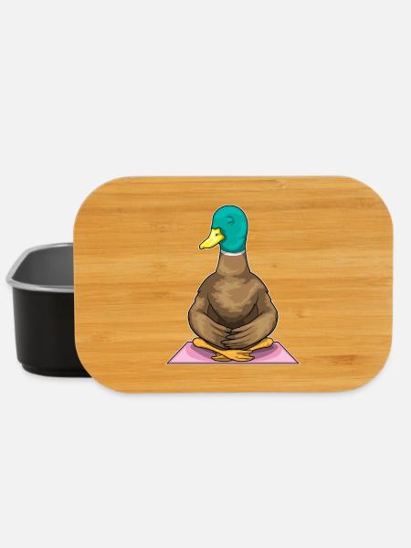 Duck Fitness Yoga Méditation - Boîte à goûter - noir