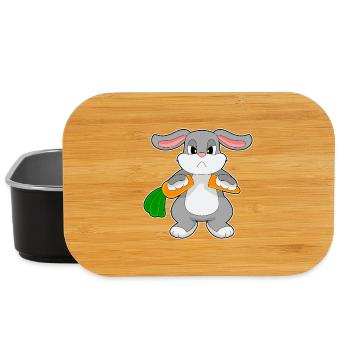 Lapin Carotte - Boîte à goûter - noir - Devant
