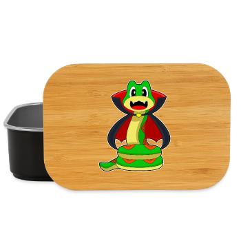 Schlange Halloween Vampir - Lunch Box - Schwarz - Vorne