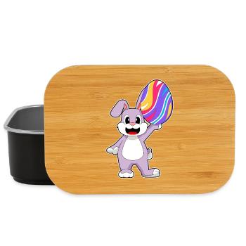 Hase Ostern Osterei - Lunch Box - Schwarz - Vorne