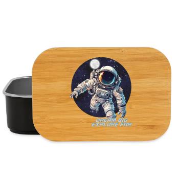Explorez l'Univers Voyagez avec notre Astronaute! - Boîte à goûter - noir - Devant