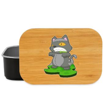 Chat Halloween Zombie - Boîte à goûter - noir - Devant