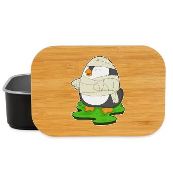 Penguin Halloween Mummy - Lunch Box - black - Front