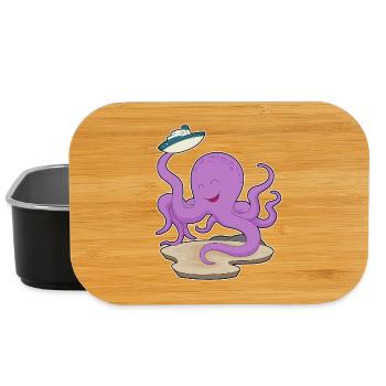 Octopus Toy Boat - Lunch Box - black - Front
