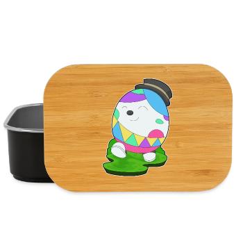 Easter Easter Egg Cylinder - Lunch Box - black - Front
