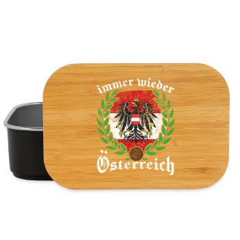 Österreich Fussball - Lunch Box - Schwarz - Vorne