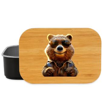 Brown Bear, Grizzly Bear, Bear Brothers, Dad, Wild Bears - Lunch Box - black - Front