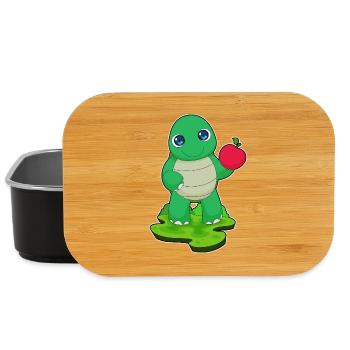 Turtle Apple - Lunch Box - black - Front