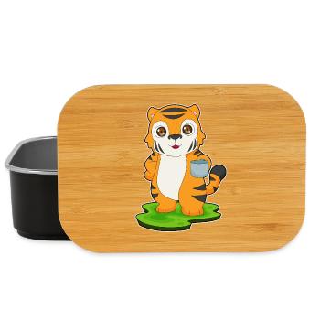 Tasse de tigre - Boîte à goûter - noir - Devant