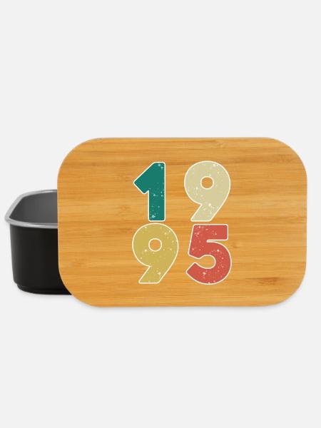 1995 - Année 1995 - Année de construction 1995 - Boîte à goûter - noir