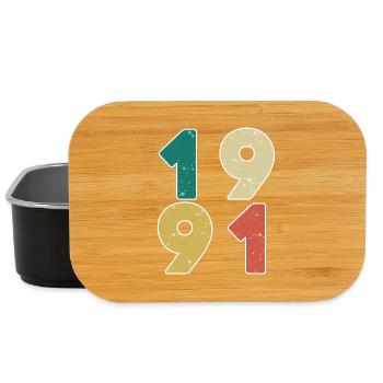 1991 - Jahrgang 1991 - Baujahr 1991 - Lunch Box - Schwarz - Vorne