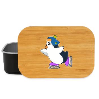 Patins à glace Penguin - Boîte à goûter - noir - Devant
