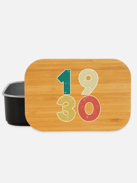 1930 - Born 1930 - Built in 1930 - Lunch Box - black