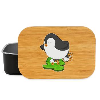 Penguin Roller Skating Roller Skates - Lunch Box - black - Front