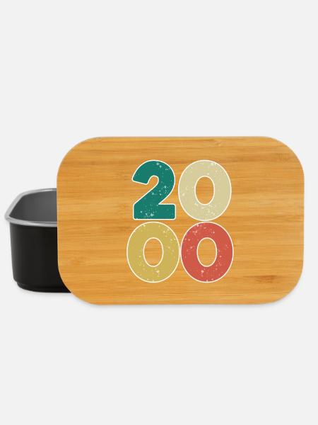 2000 - Année 2000 - Année 2000 - Boîte à goûter - noir