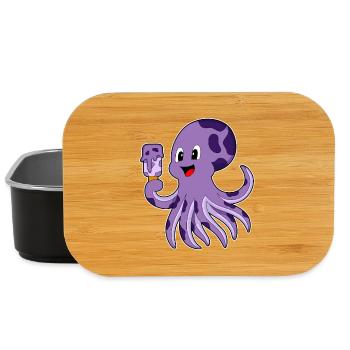 Krake Eis am Stiel - Lunch Box - Schwarz - Vorne