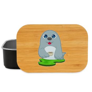 Seal Coffee Mug - Lunch Box - black - Front