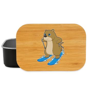 Otter Skier Ski - Boîte à goûter - noir - Devant