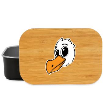 Oiseau Mouette Mer du Nord - Boîte à goûter - noir - Devant